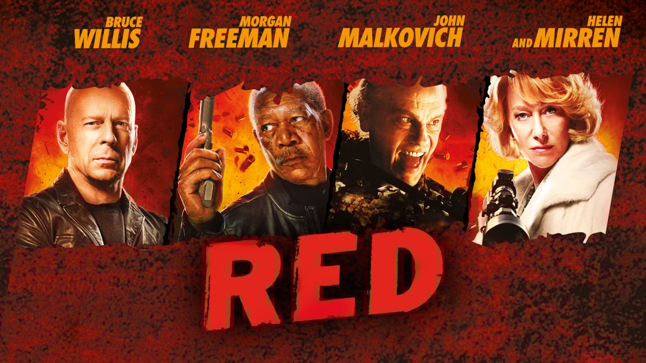 RED background