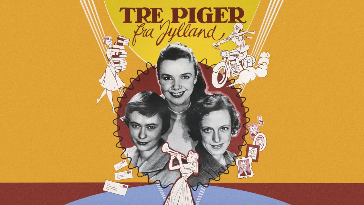 Tre piger fra Jylland background