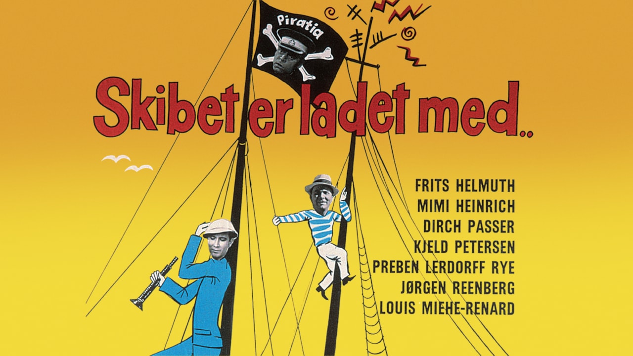 Skibet er ladet med background