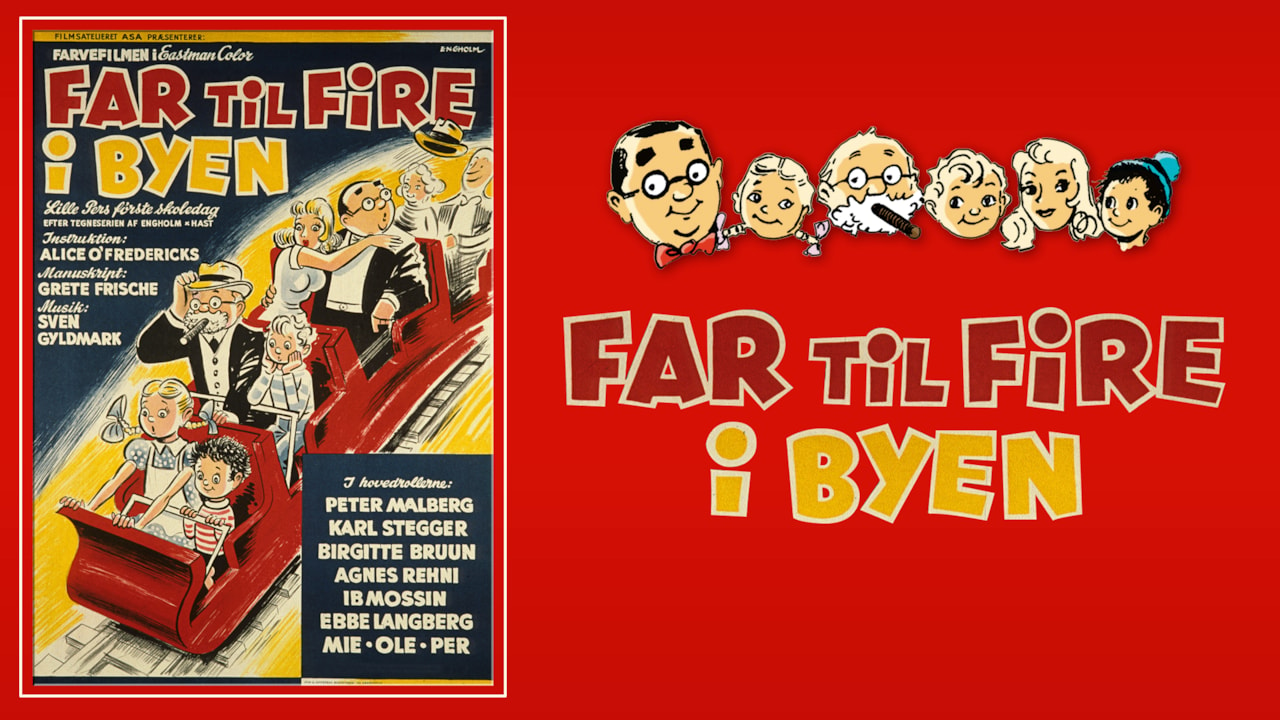 Far til fire i byen background