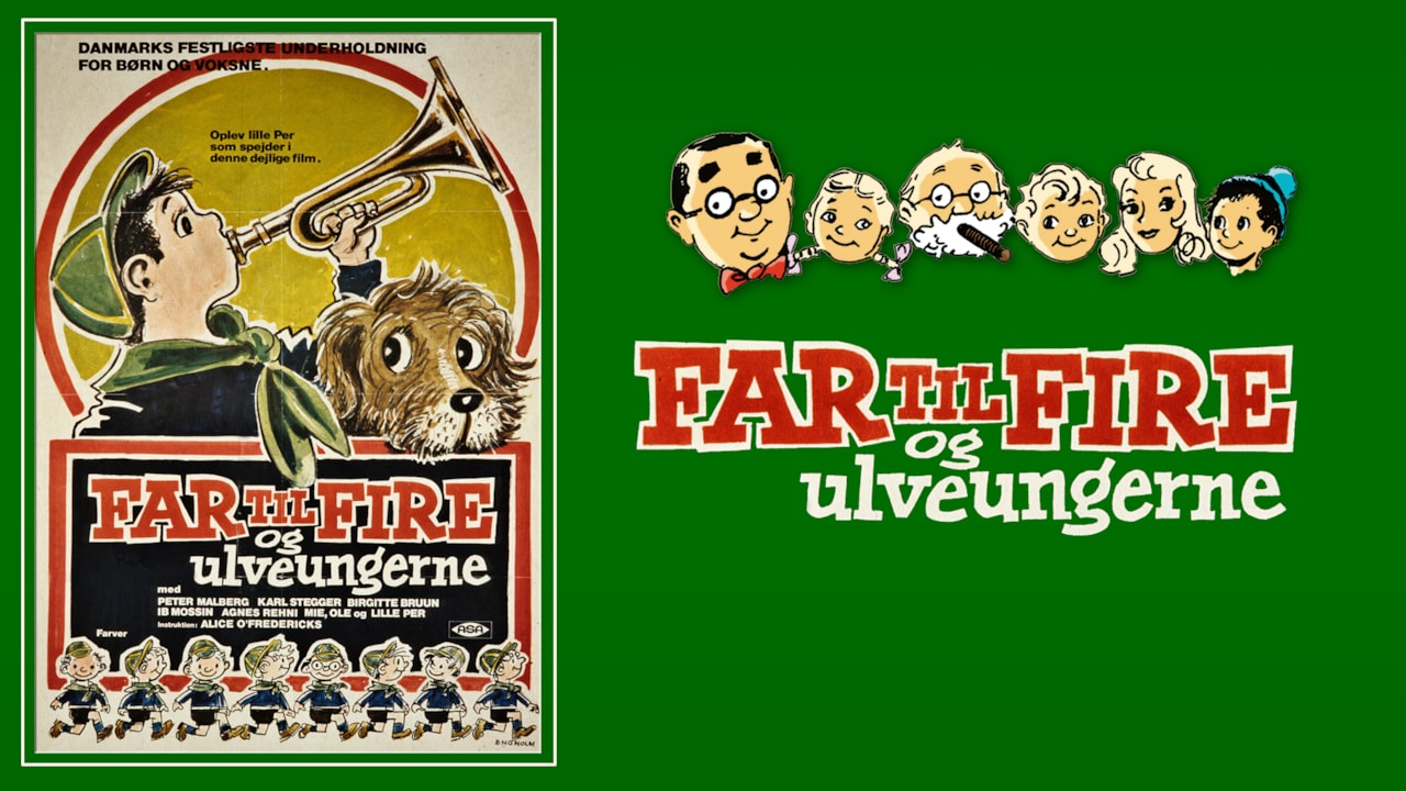 Far til fire og ulveungerne background