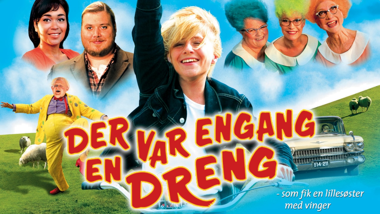 Der var engang en dreng - som fik en lillesøster med vinger background