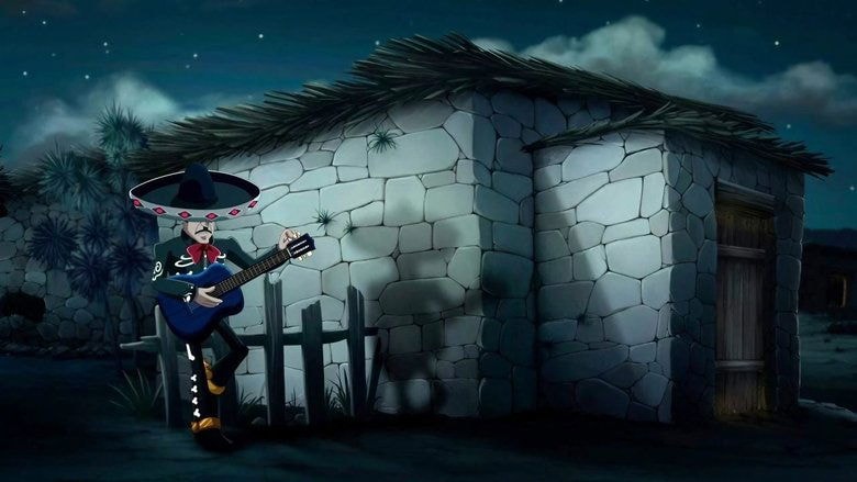 La leyenda del Charro Negro background