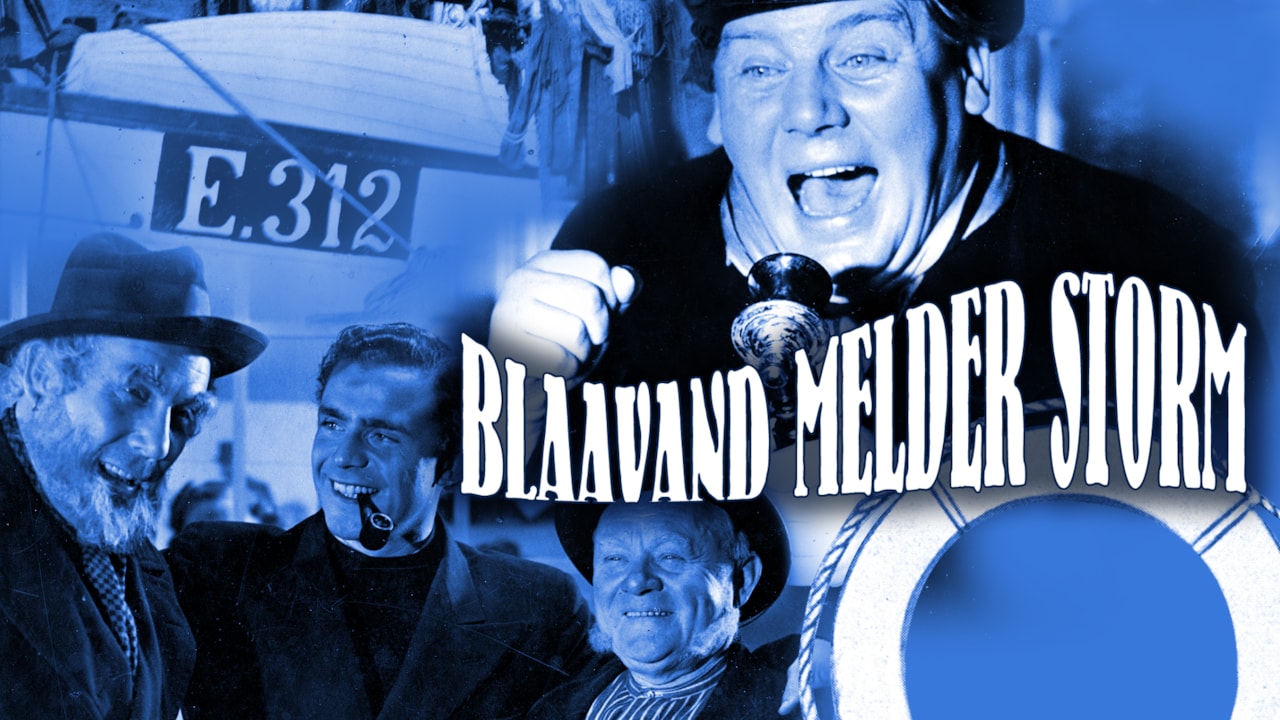 Blaavand melder storm background