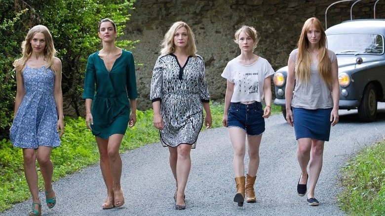 5 Frauen background