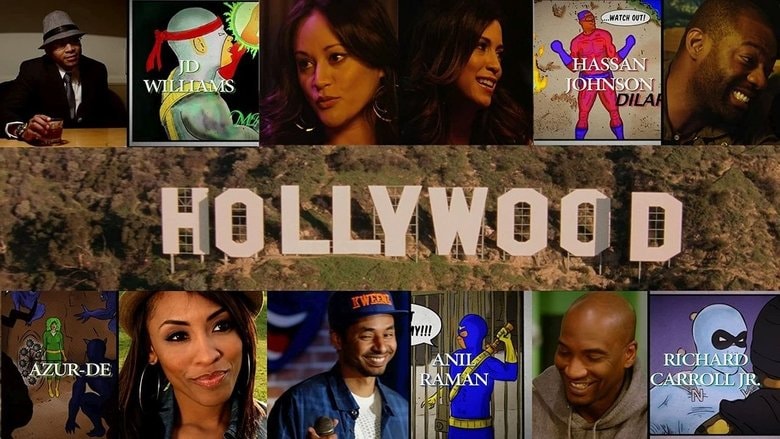 An American in Hollywood background