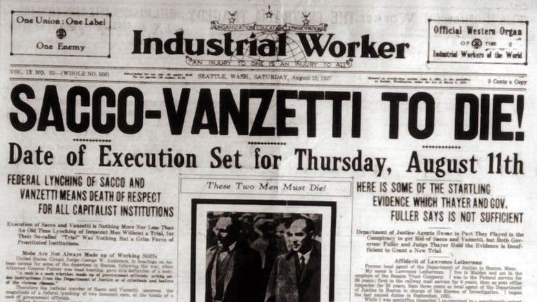 Sacco and Vanzetti background