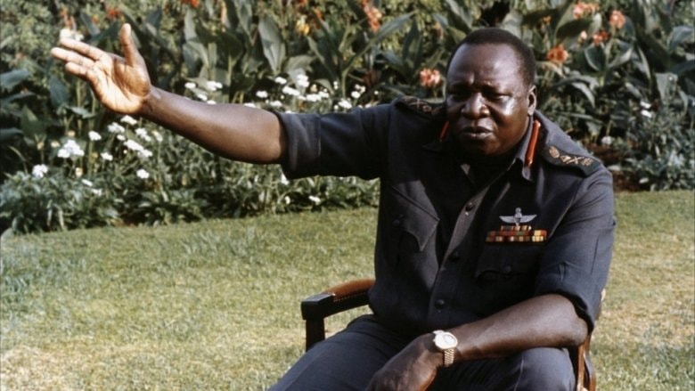 Général Idi Amin Dada: Autoportrait background