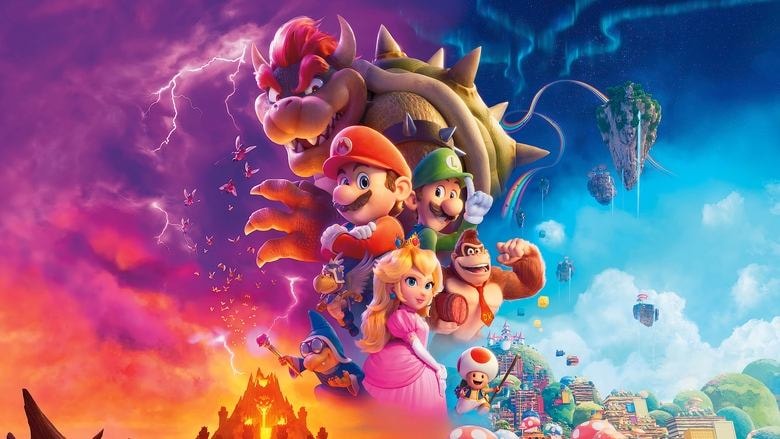 The Super Mario Bros Film background