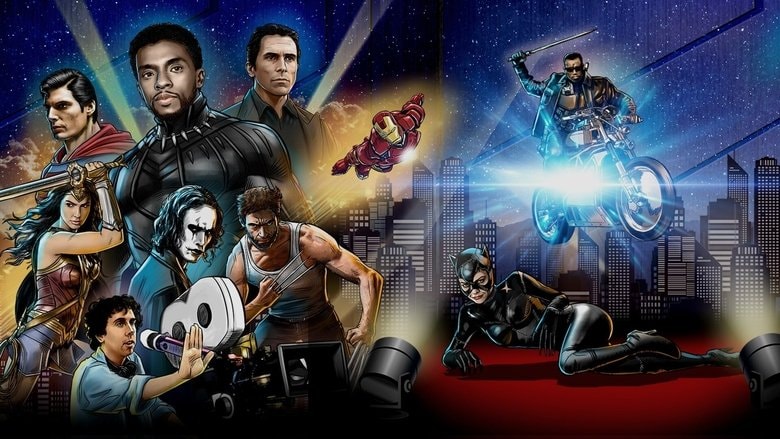 El renacer de los superhéroes background
