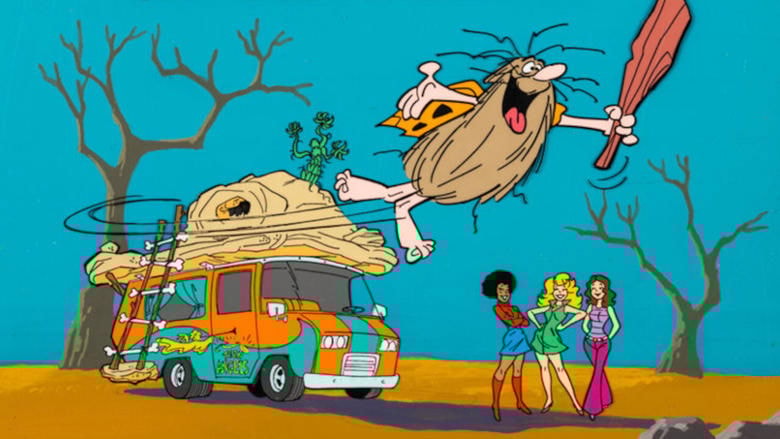Captain Caveman and the Teen Angels background