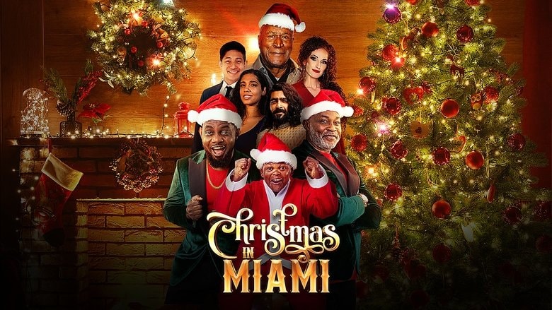 Christmas in Miami background