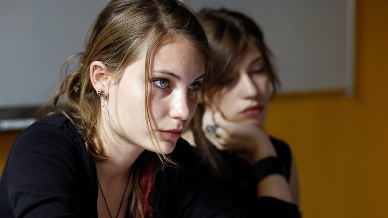 Des filles en noir background