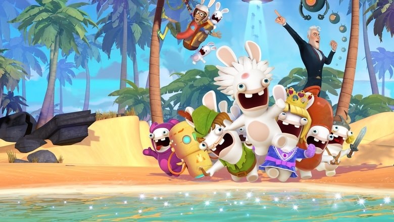 Les Lapins Crétins : Invasion background
