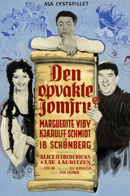 Den opvakte jomfru poster