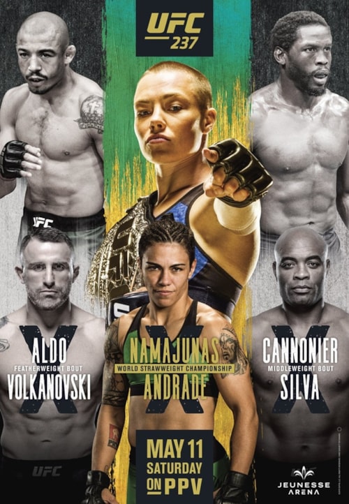 UFC 237: Namajunas vs. Andrade poster