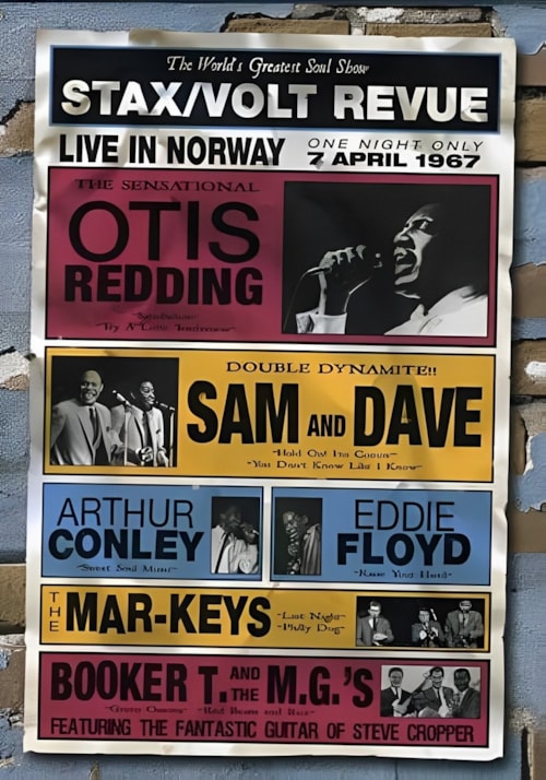 Stax/Volt Revue Live In Norway 1967 poster
