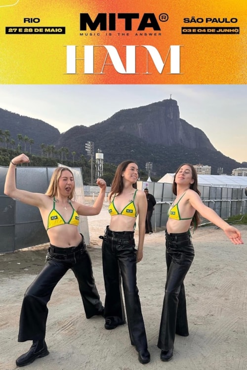 HAIM - MITA Festival 2023 poster