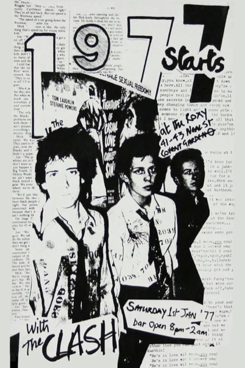 The Clash: New Year's Day '77 poster