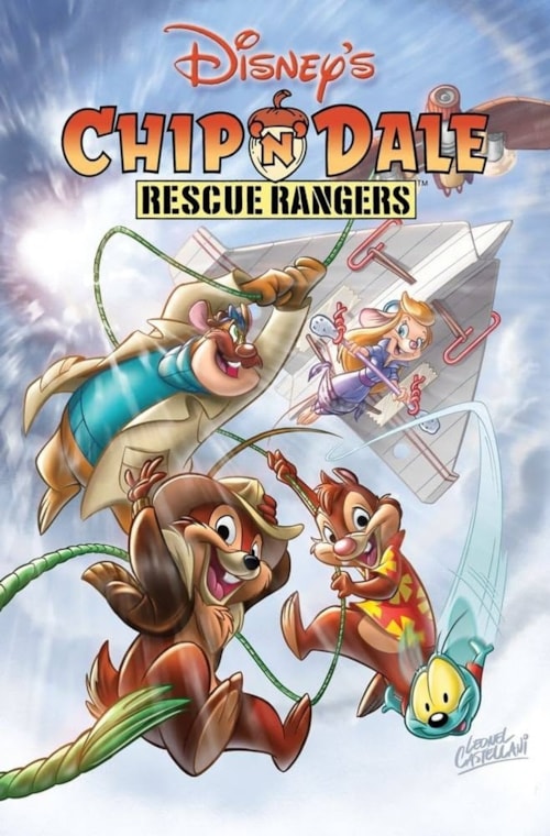Knabbel en Babbel Rescue Rangers poster