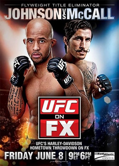 UFC on FX 3: Johnson vs. McCall 2 poster