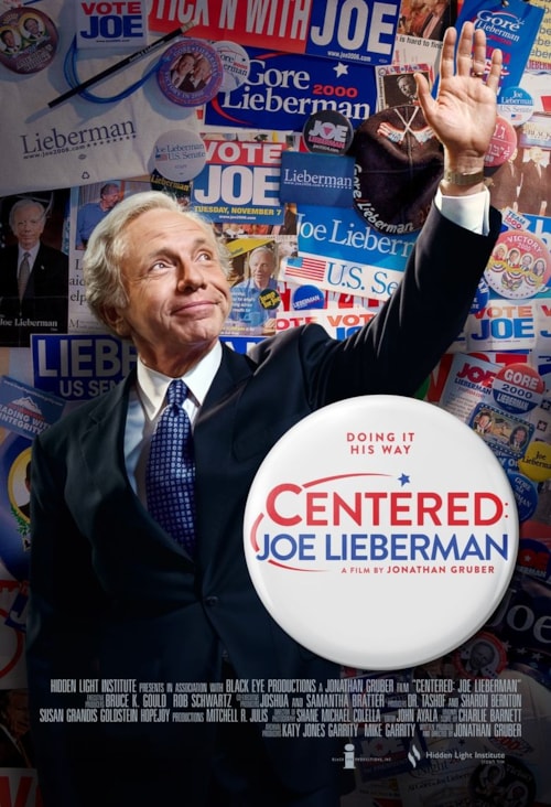 Centered: Joe Lieberman poster