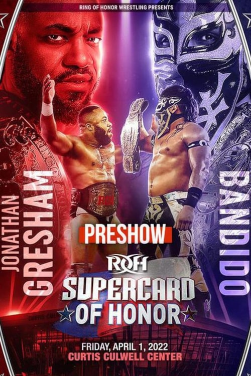 ROH: Supercard of Honor XV Pre Show poster