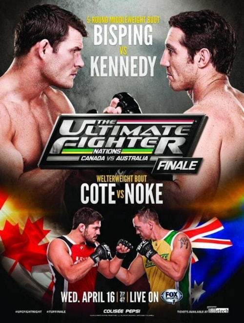 The Ultimate Fighter Nations Finale: Bisping vs. Kennedy poster
