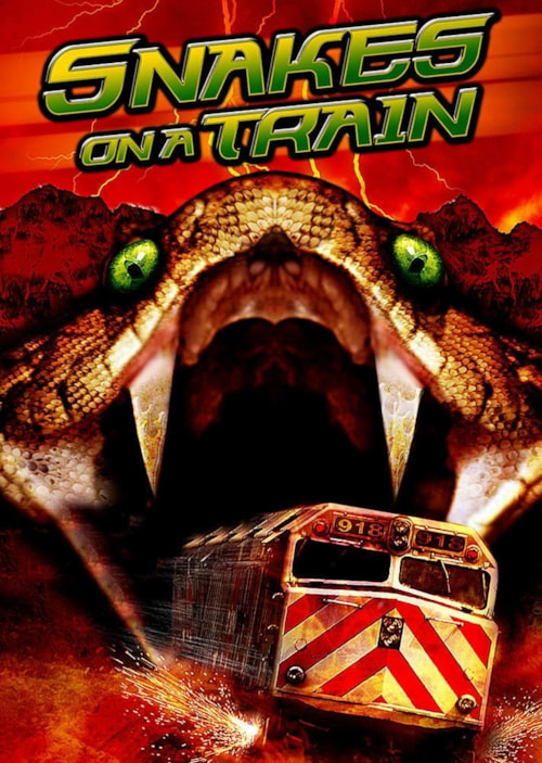 Snakes on a Train poster