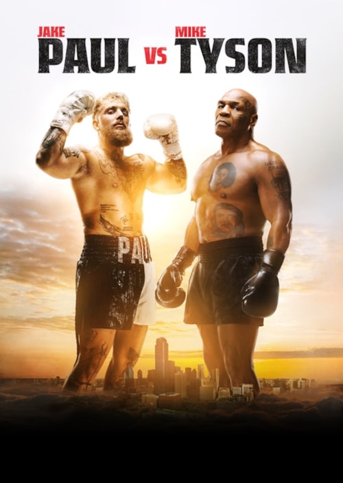 Jake Paul vs. Mike Tyson poster