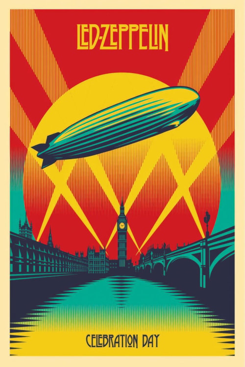 Led Zeppelin - Celebration Day poster