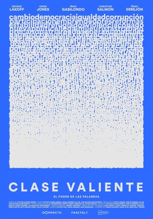 Clase valiente: El poder de las palabras poster