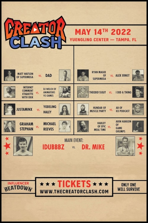 Creator Clash poster