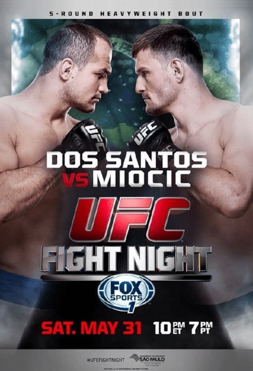 UFC on Fox 13: Dos Santos vs. Miocic poster