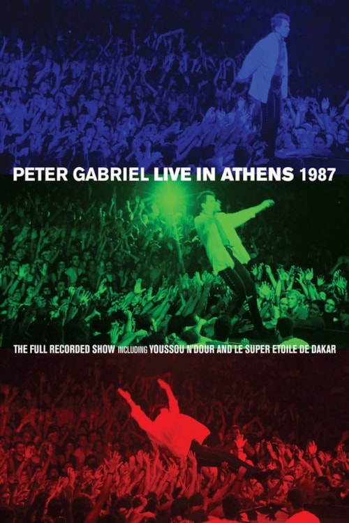 Peter Gabriel - Live In Athens 1987 poster