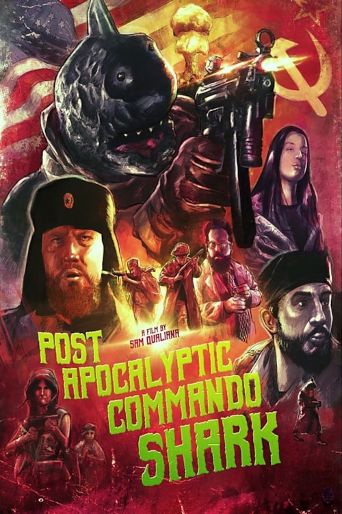 Post Apocalyptic Commando Shark poster