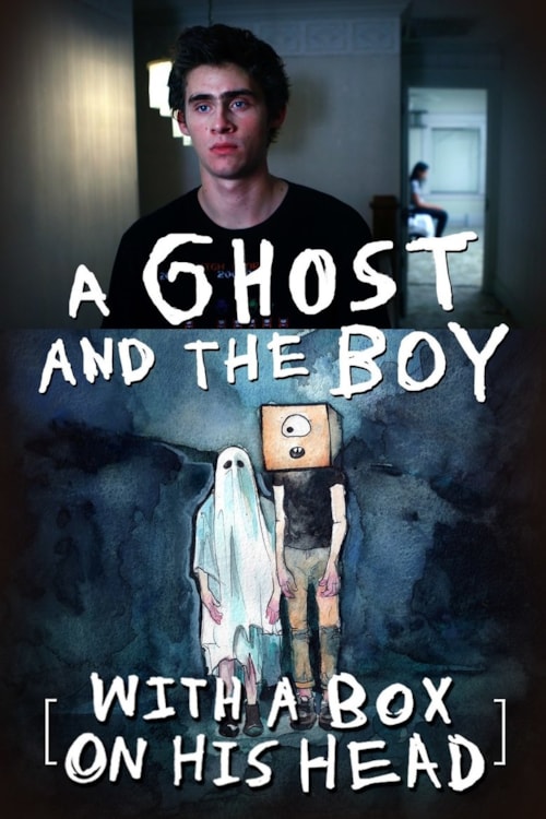 A Ghost and the Boy with A Box on His Head