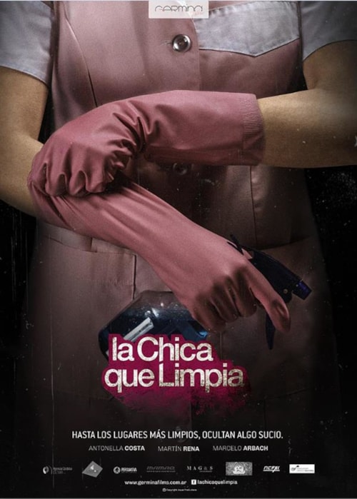 La chica que limpia poster