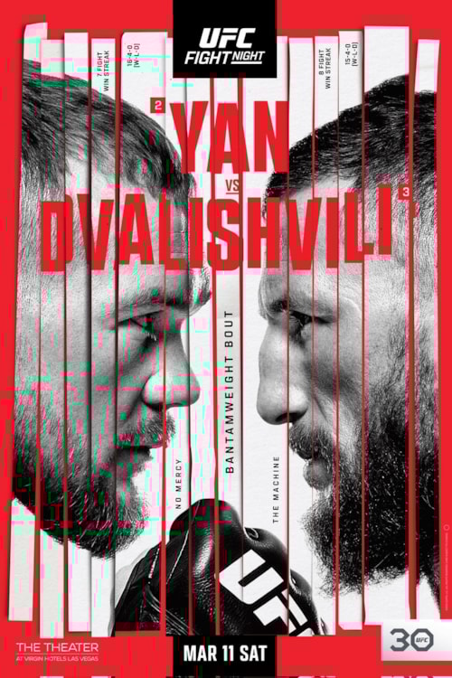 UFC Fight Night 221: Yan vs. Dvalishvili poster