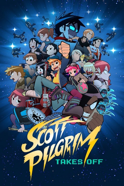 Scott Pilgrim Takes Off poster