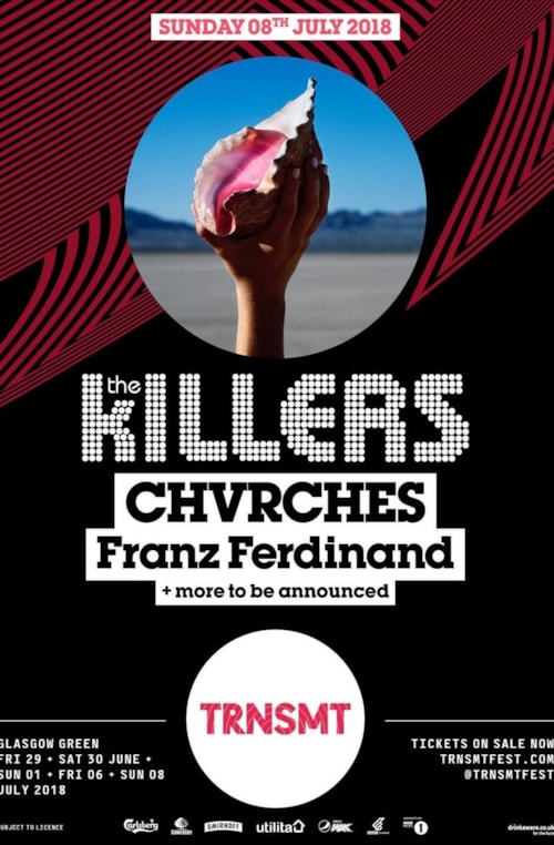 The Killers: Live at TRNSMT Festival poster