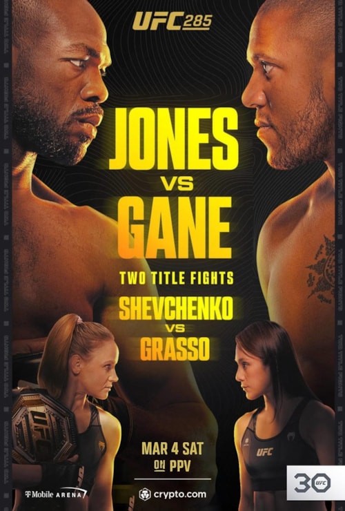 UFC 285: Jones vs. Gane poster