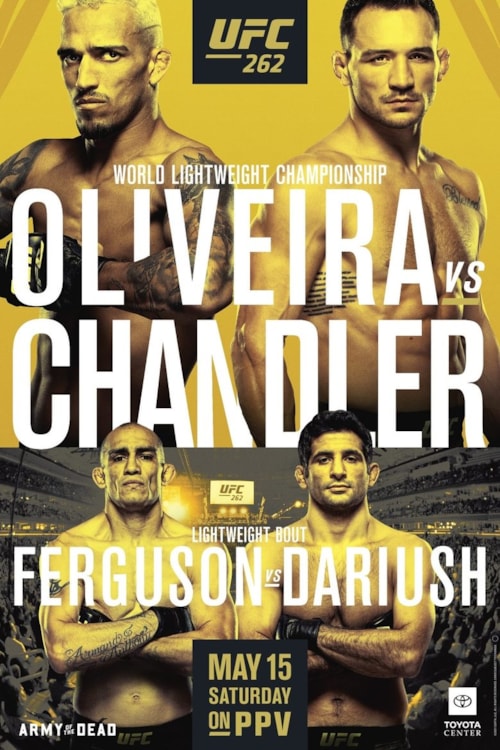 UFC 262: Oliveira vs. Chandler poster