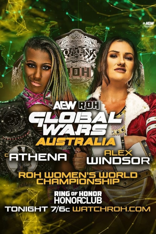AEW ROH Global Wars Australia poster