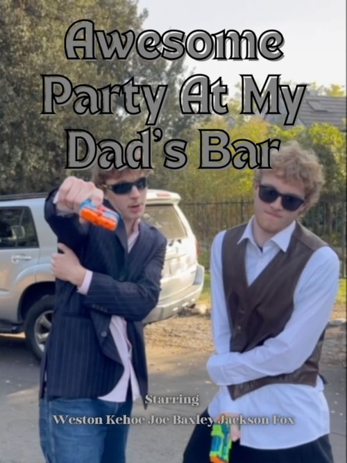Awesome Party at My Dad's Bar poster