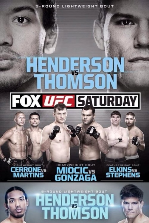 UFC on Fox 10: Henderson vs. Thomson poster