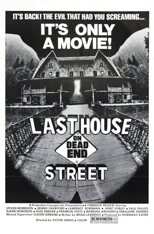 Last House on Dead End Street poster